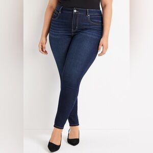 Maurices Dark Blue High Rise Women Jeans